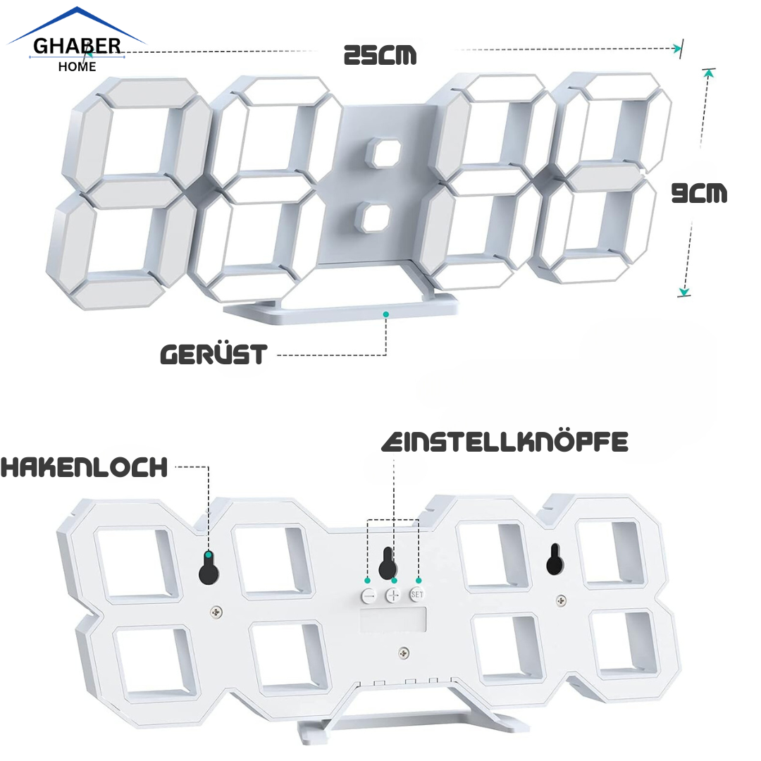 LED Wanduhr (Ferngesteuert)